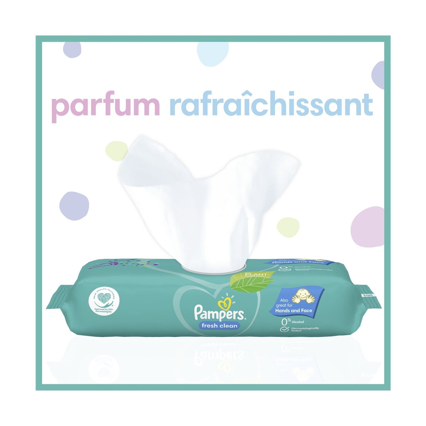 Lingettes Bébé Nettoyantes Fraîches, Parfum Frais PAMPERS