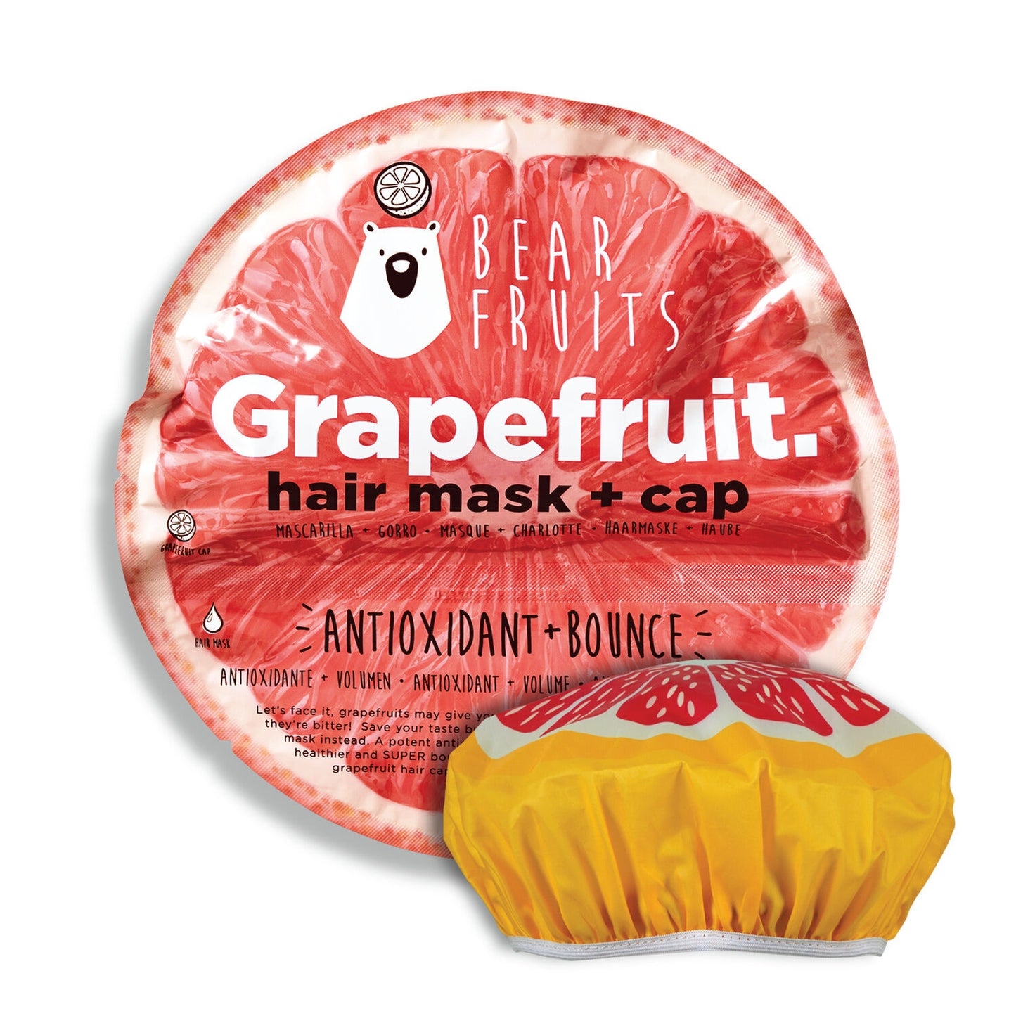 Bond Antioxidant Grapefruit Hair Mask + Charlotte BEAR FRUITS