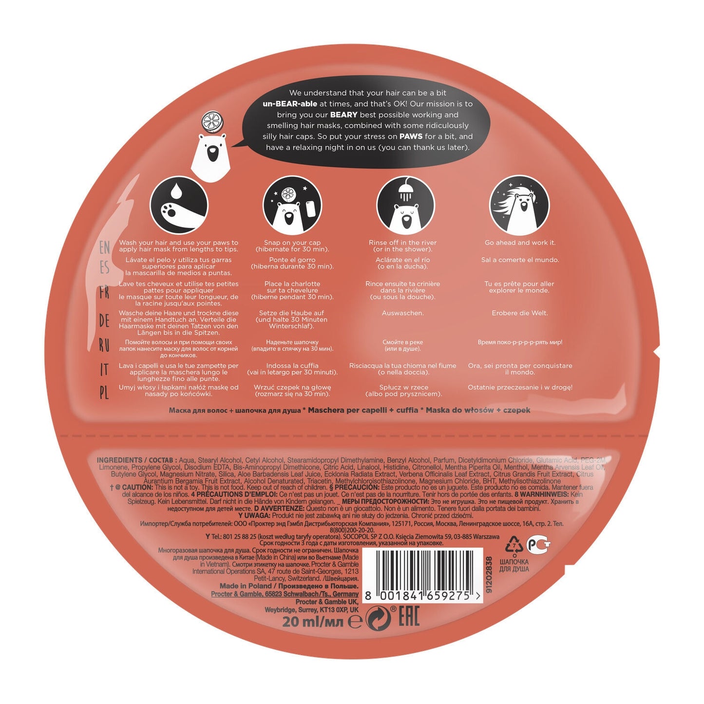 Bond Antioxidant Grapefruit Hair Mask + Charlotte BEAR FRUITS