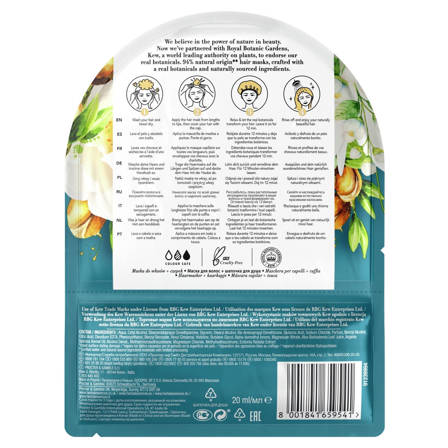 Argan Oil Repair Hair Mask + Charlotte HERBAL ESSENCES