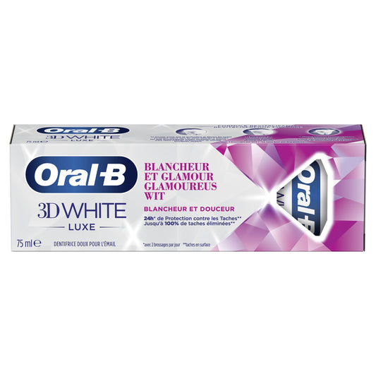 ORAL-B 3D White Luxe Zahnpasta für weiße Zähne und Glamour