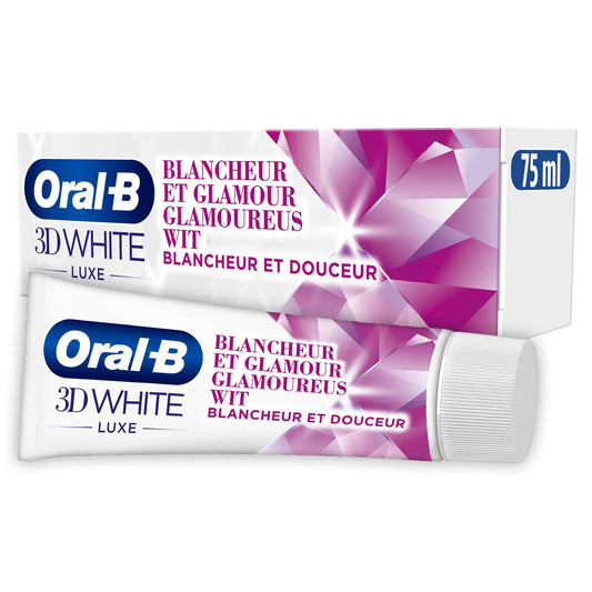 ORAL-B 3D White Luxe Zahnpasta für weiße Zähne und Glamour