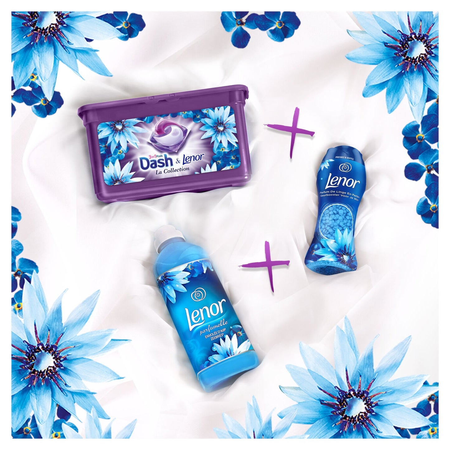 Lessive Capsule Envolée d'Air & 3en1 DASH