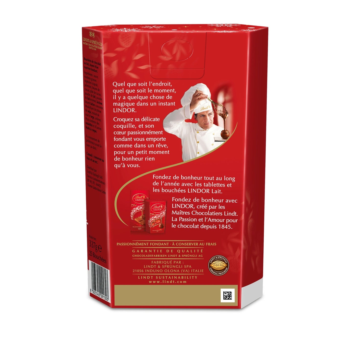 Lindor Lindt Filled Milk Chocolate