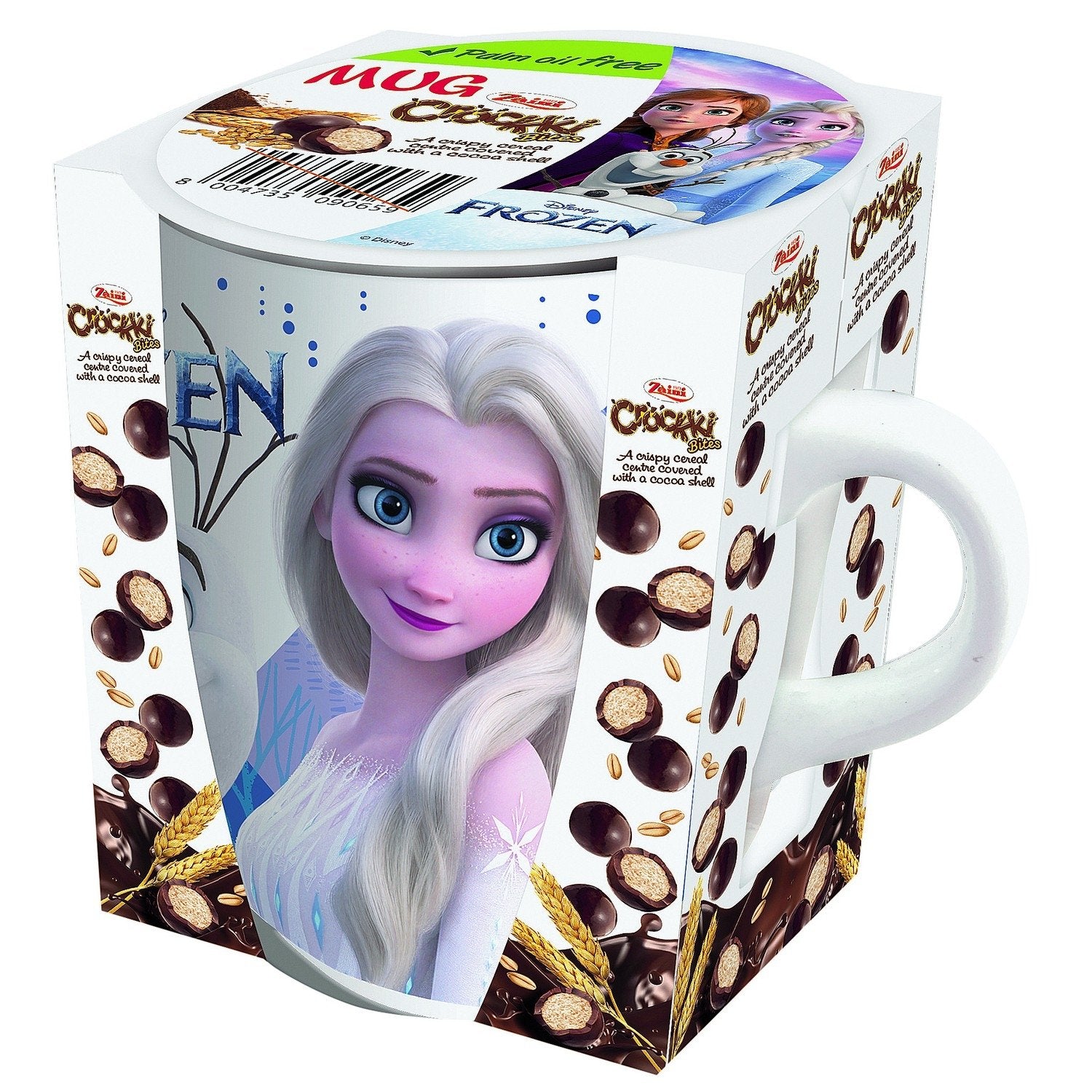 frozen aufbewahrung Schokoladenbonbons mit Frozen-Keramiktasse BIP FRANCE – La Famille à Table!
