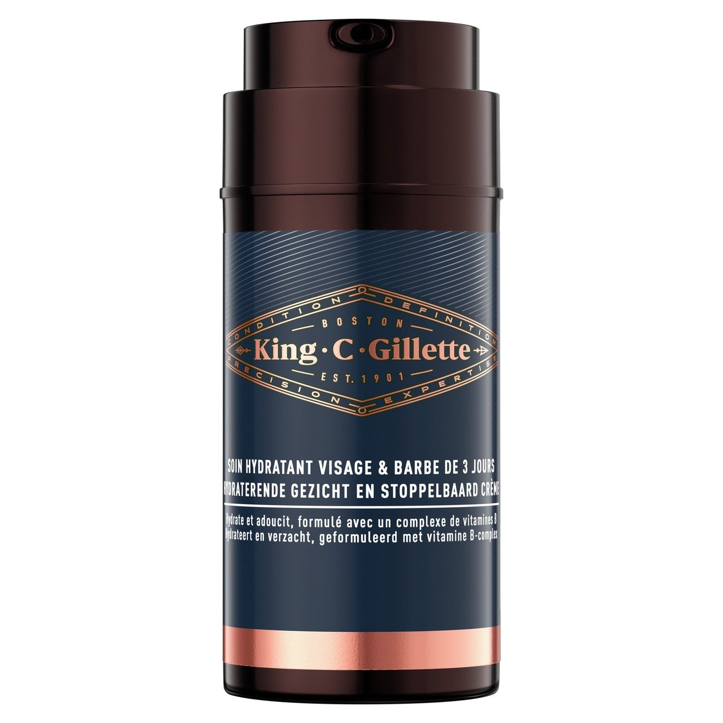 King C Gillette Feuchtigkeitsspendende Gesichts- und Bartpflege für Männer GILLETTE
