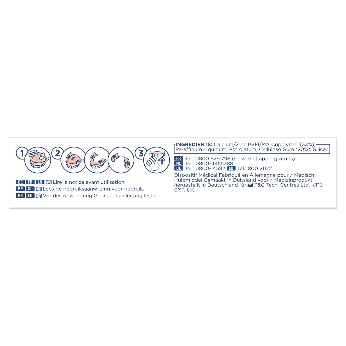 Neutral FIXODENT Extra Strong Fixation Oral Adhesive Cream