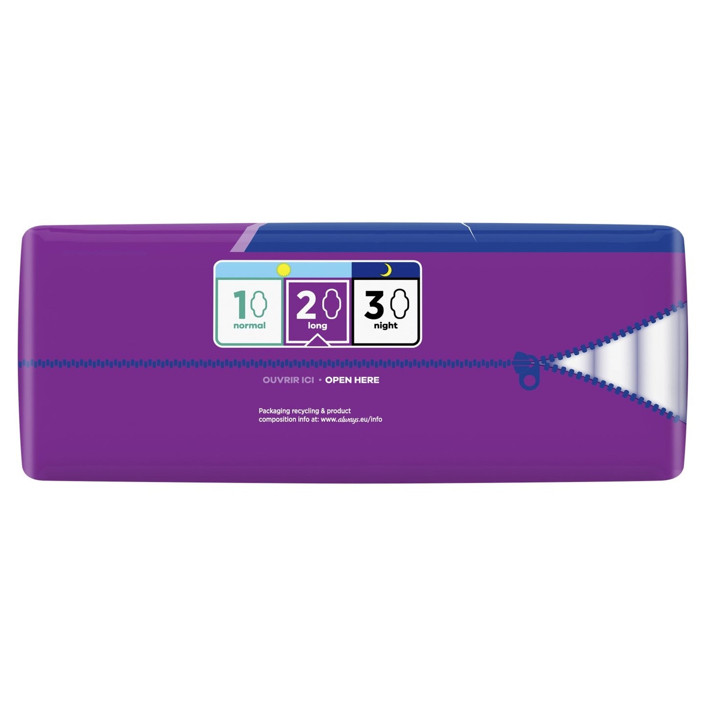 Always Long Maxi Binden mit Flügeln Größe 2