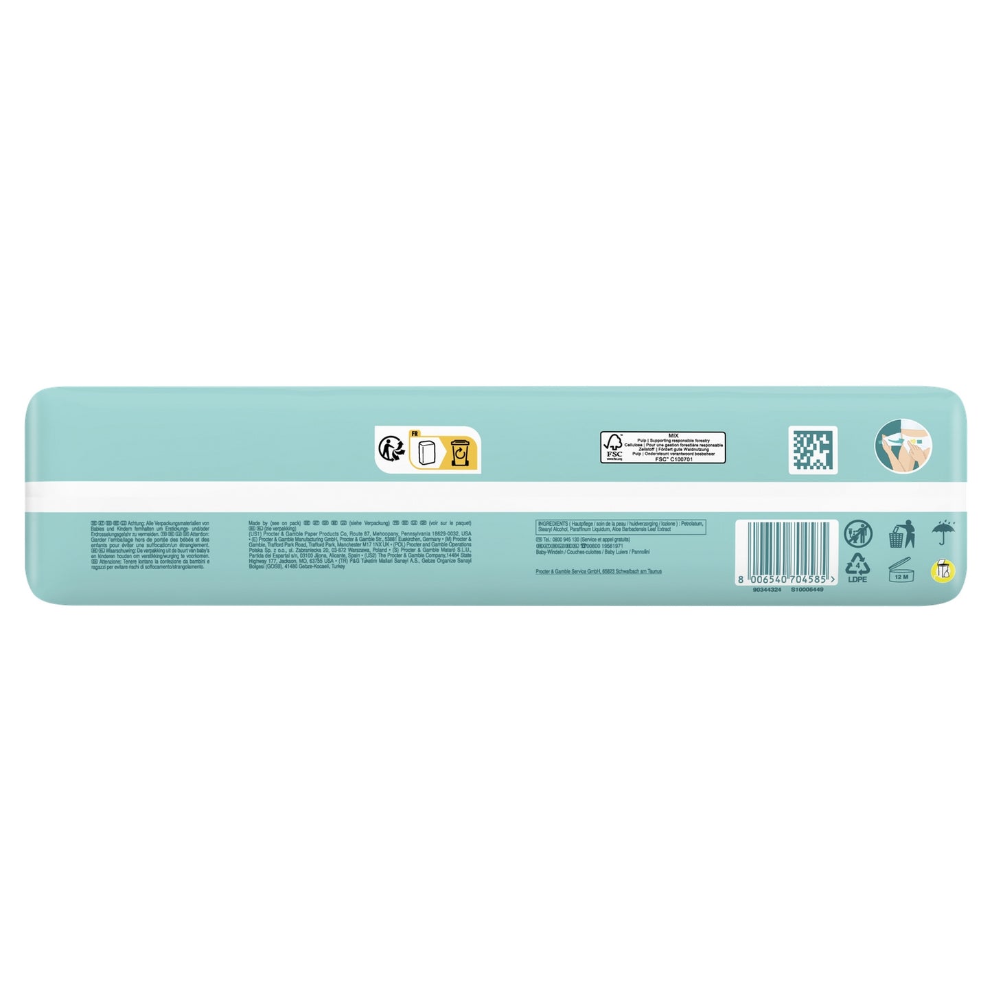 Couches Bébé Taille 2 4-8kg Premium Protection PAMPERS