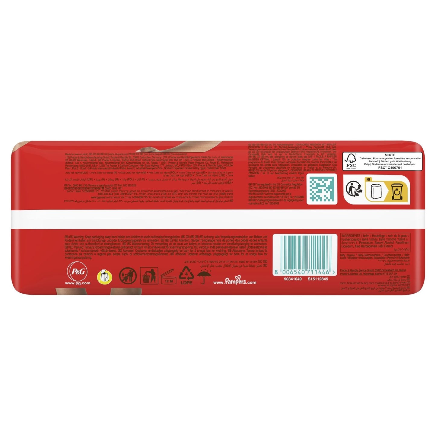 Baby-Dry Windel Größe 8 19kg+ PAMPERS