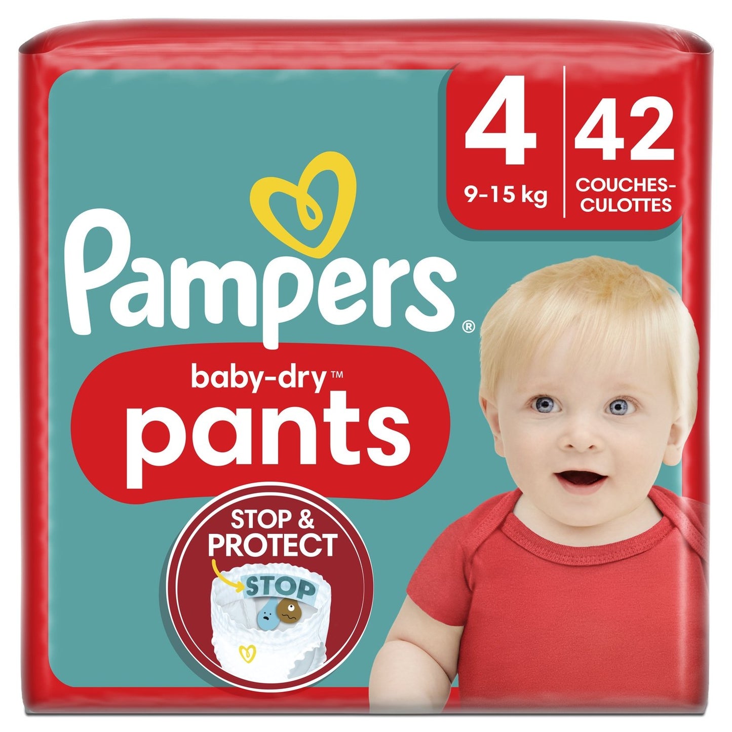 Couches-Culottes Baby-Dry Taille 4 9kg-15kg PAMPERS