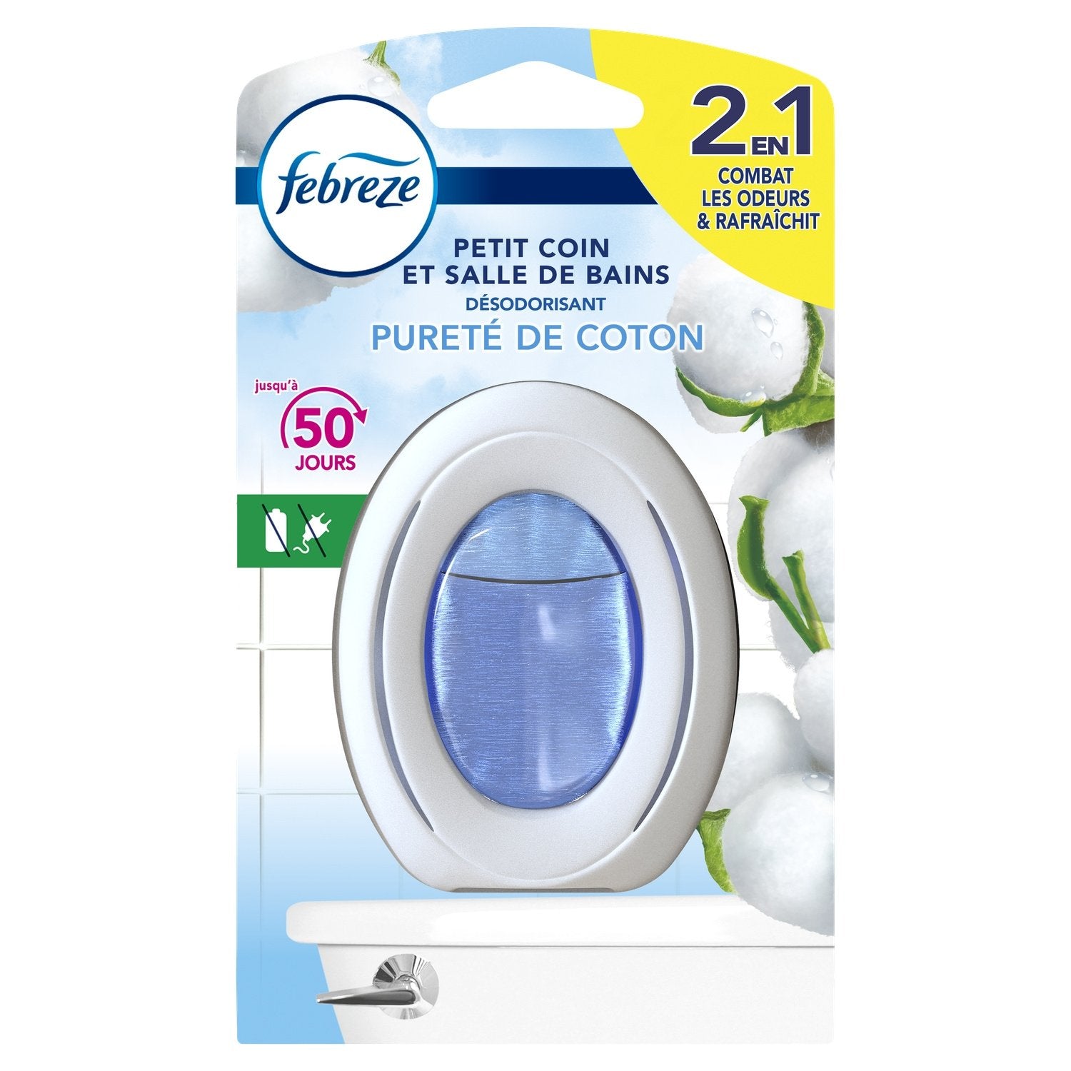 Raumduft „Pureté de Coton“ für Toilette und Badezimmer FEBREZE – La Famille à Table!
