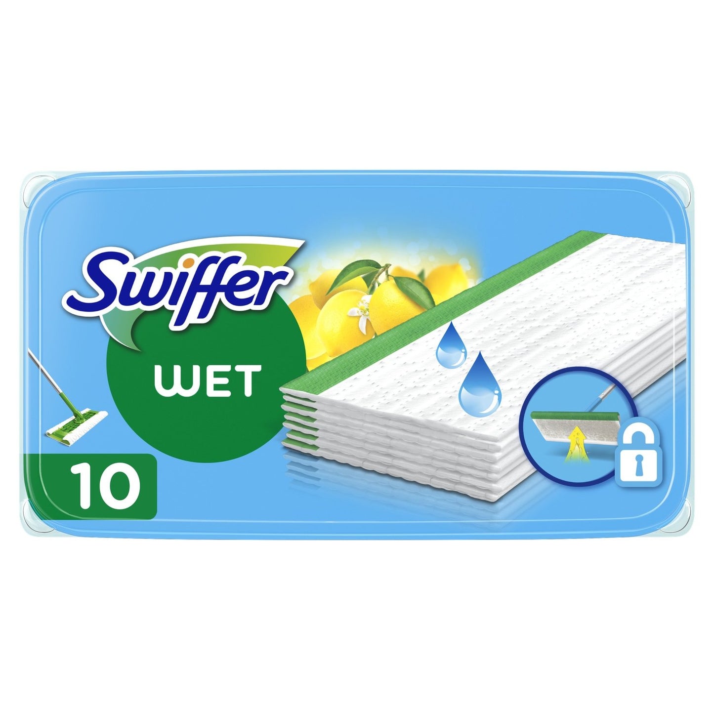 Recharge Lingettes Humides pour Balai Attrappe-Poussière SWIFFER