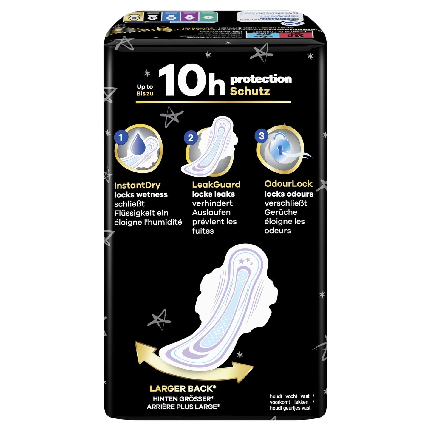 Always Ultra Secure Night Sanitary Towel Size 4