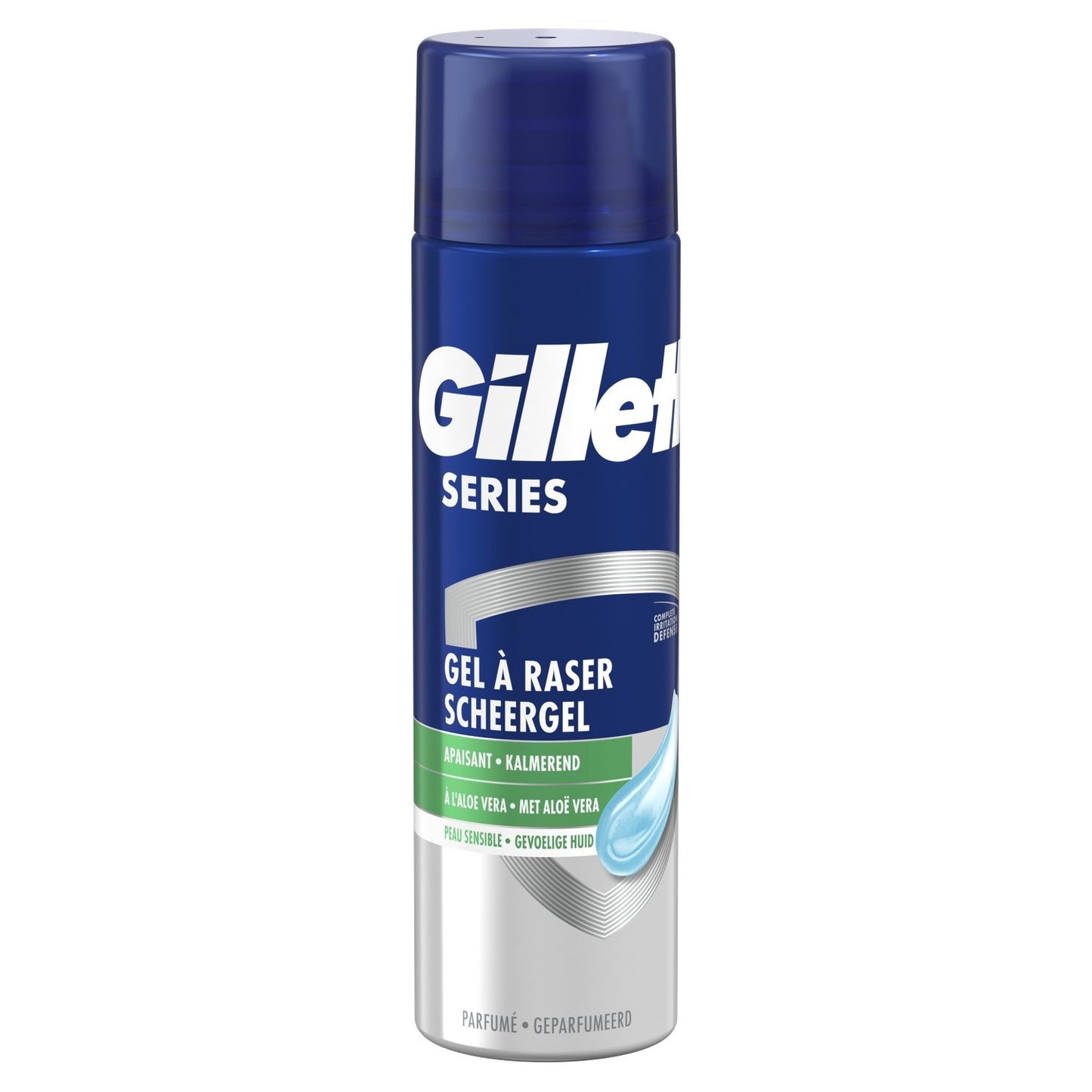 GILLETTE Aloe Vera Series Beruhigendes Rasiergel für empfindliche Männerhaut