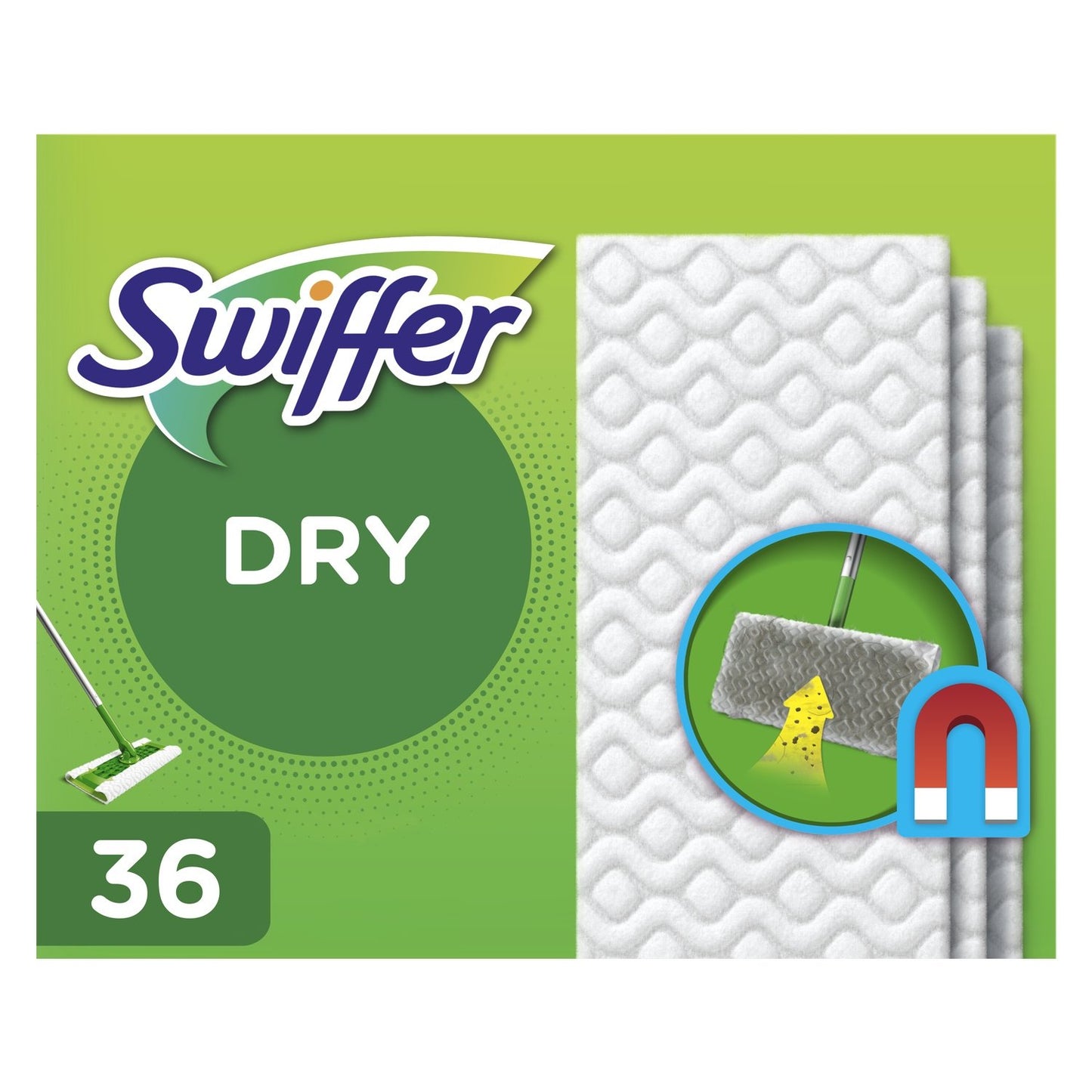 Dry Wipe Refills for SWIFFER Dust Catcher Mop
