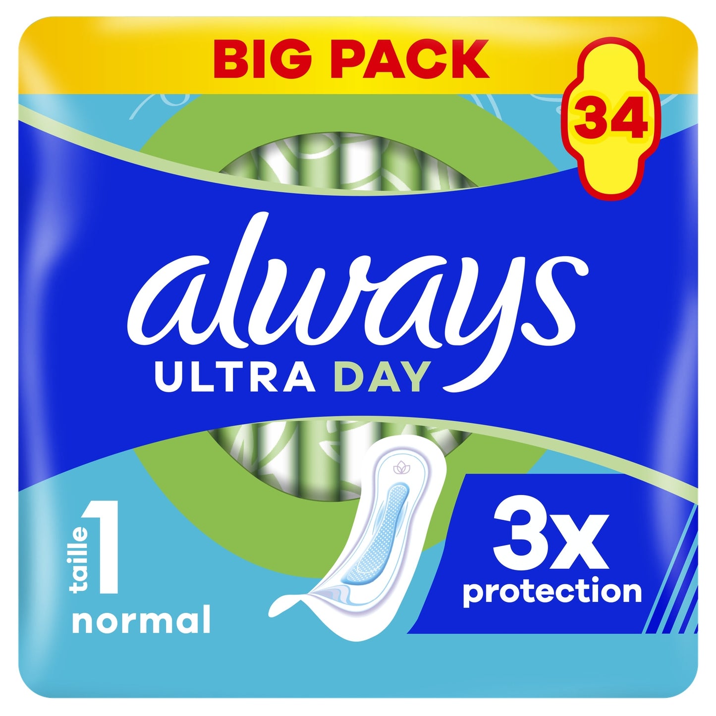 Ultra Always Regular Größe 1 Damenbinden ohne Flügel