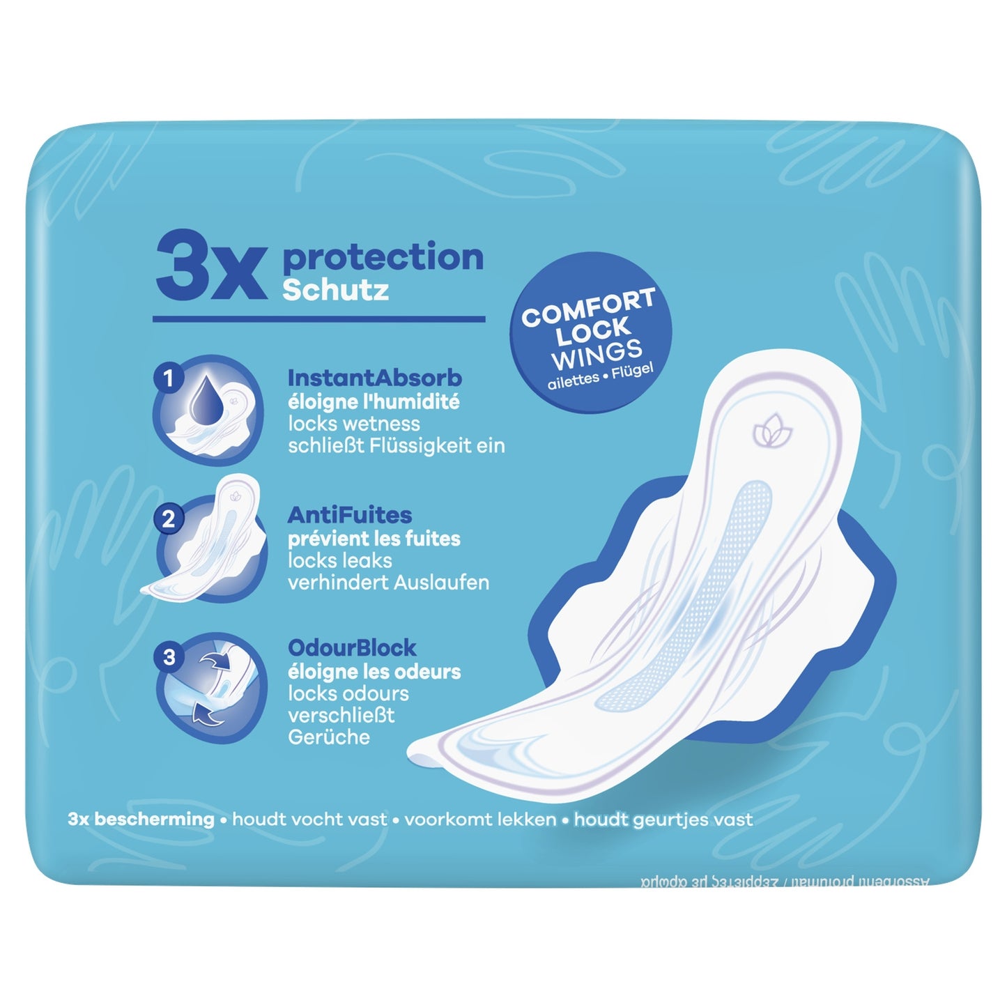 Serviettes Hygiéniques avec Ailettes Ultra Day et Nuit Taille 3 ALWAYS