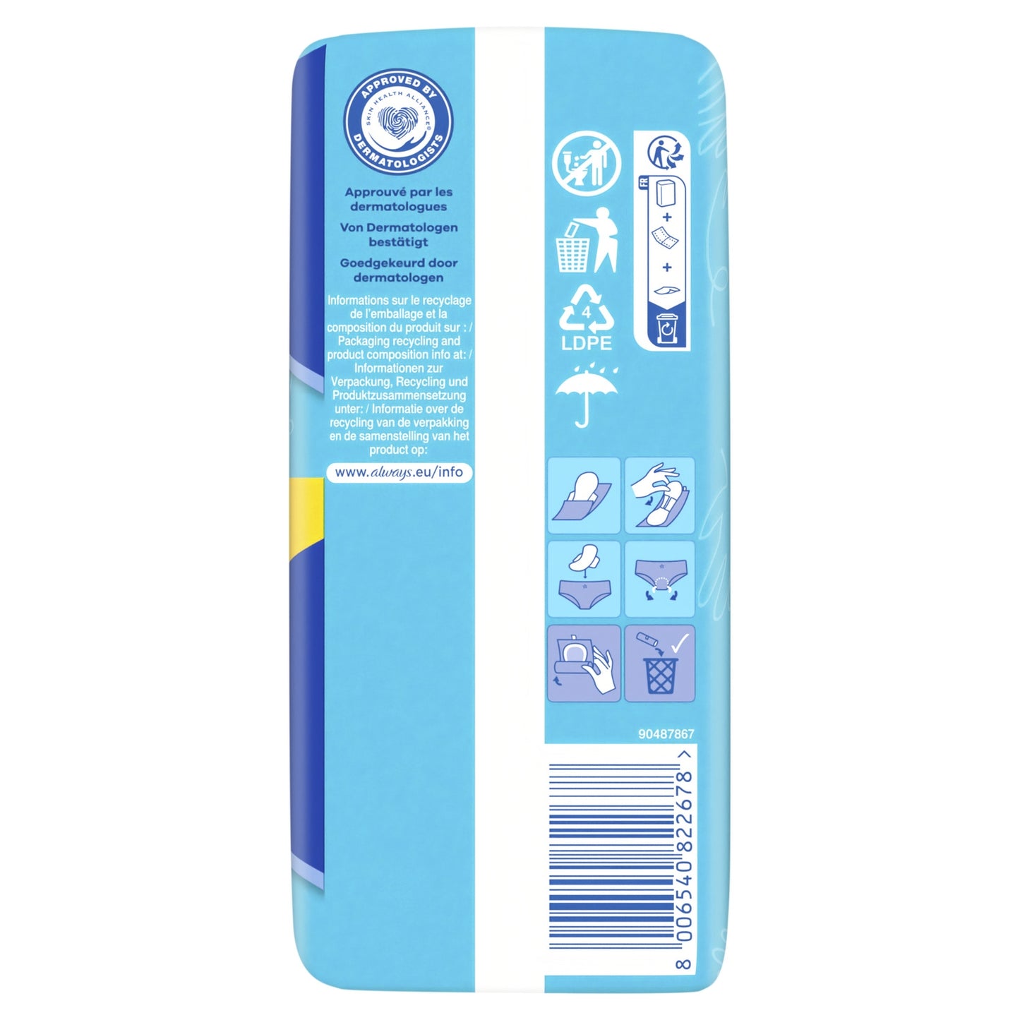 Serviettes Hygiéniques avec Ailettes Ultra Day et Nuit Taille 3 ALWAYS