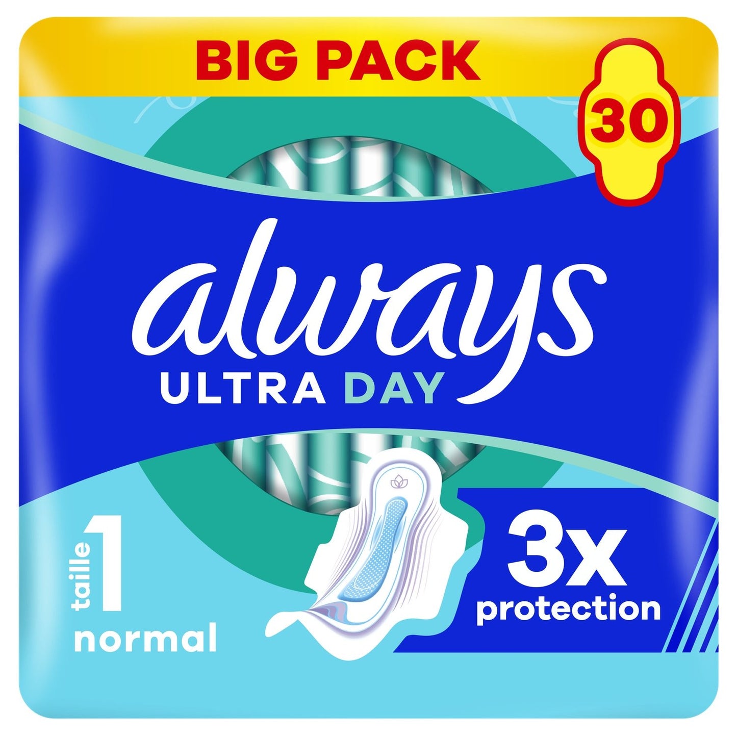 Serviette Hygiénique avec Ailettes Ultra Normal Taille 1 ALWAYS