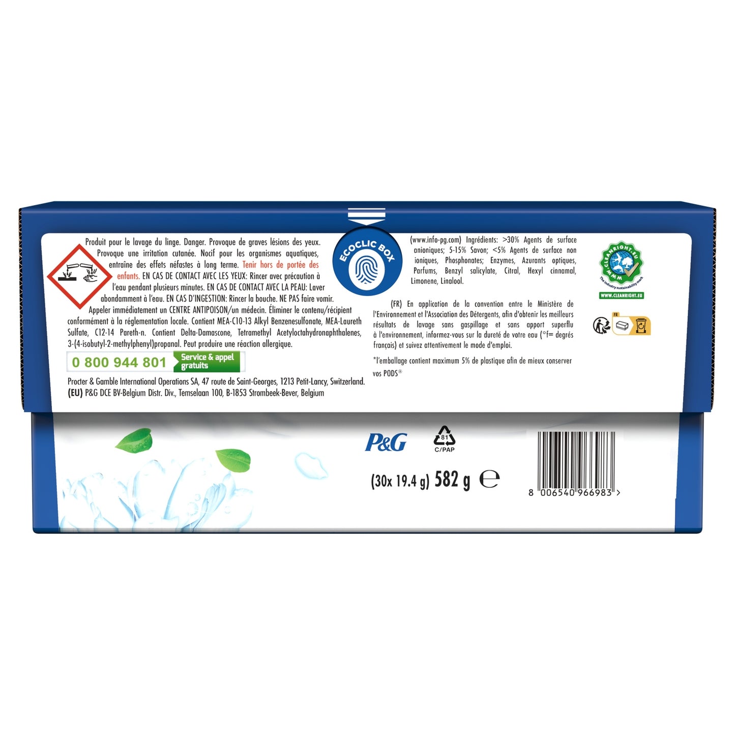 DASH All-In-1 Pods Frische Luft & Weiße Blumen Waschmittelkapsel