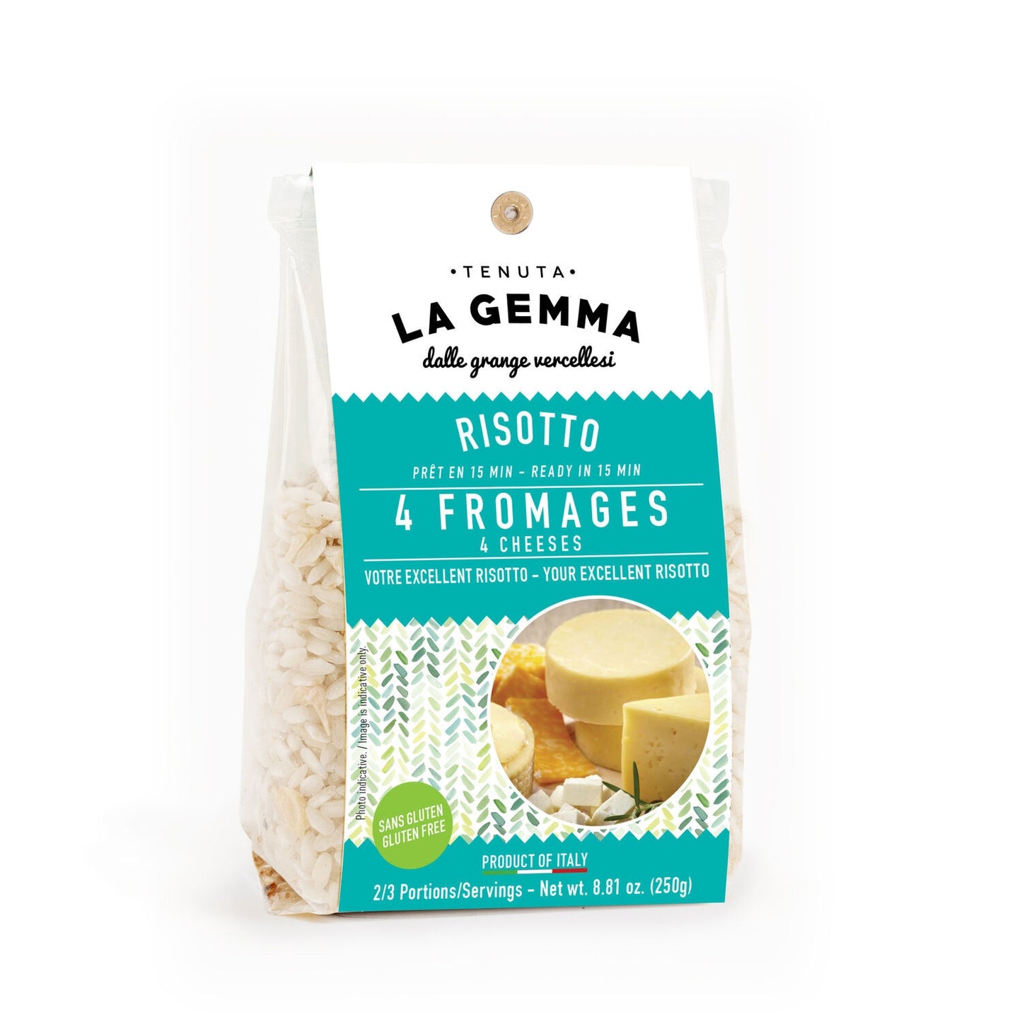 Préparation pour Risotto 4 Fromages LA GEMMA