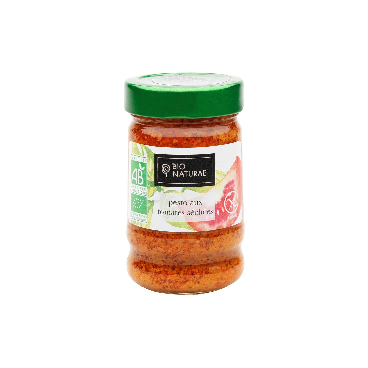 BIONATURAE Bio-Pesto-Sauce aus sonnengetrockneten Tomaten
