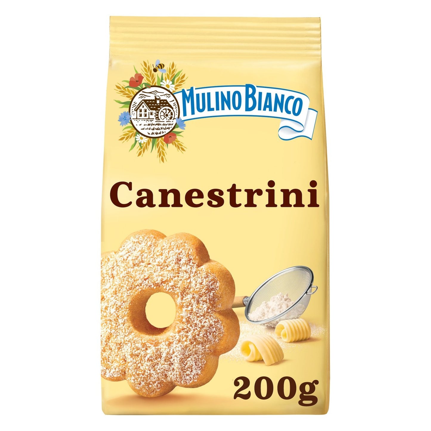 Biscuits Sablés Canestrini au Sucre Glace MULINO BIANCO le paquet de 200g