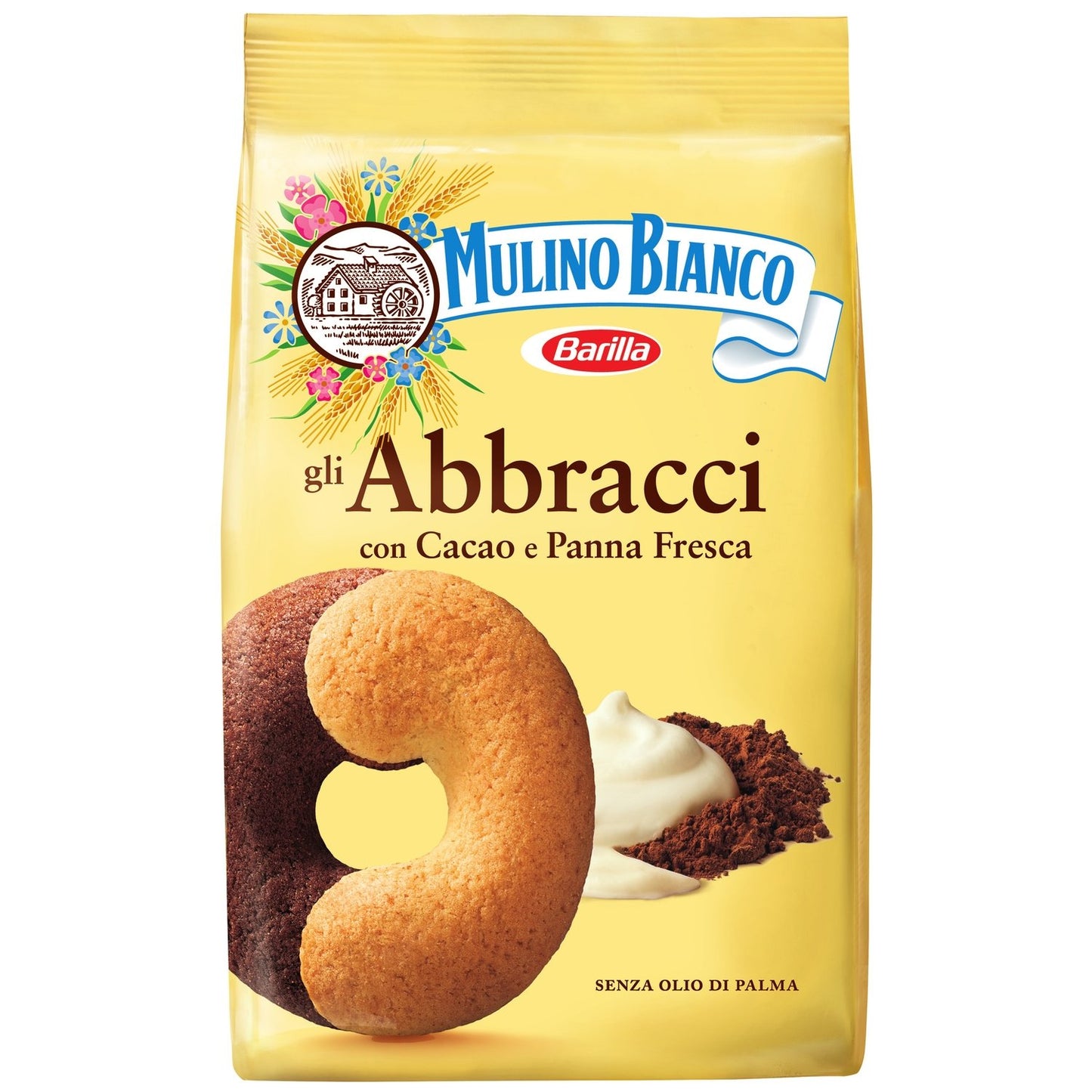 Biscuits Abbracci au Cacao et à la Crème MULINO BIANCO