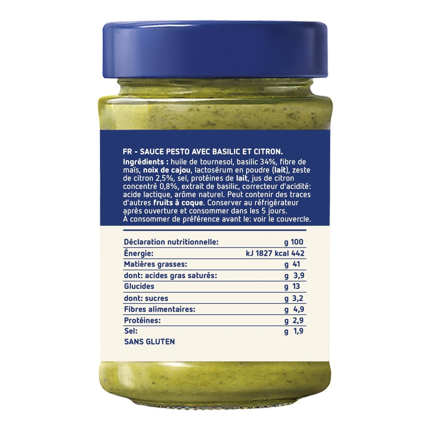 BARILLA Basilikum-Zitronen-Pesto-Sauce