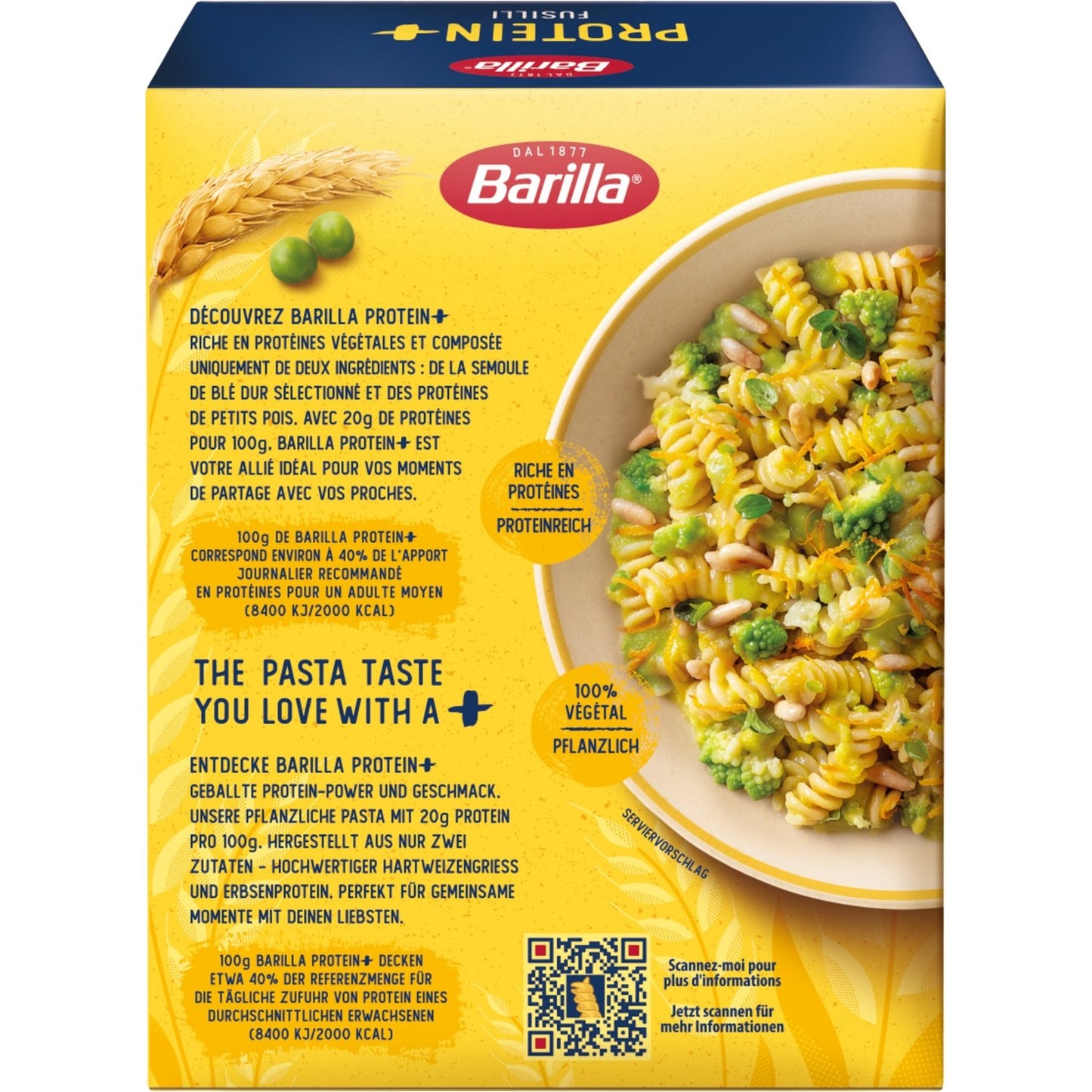 BARILLA Protein+ Fusilli-Nudeln