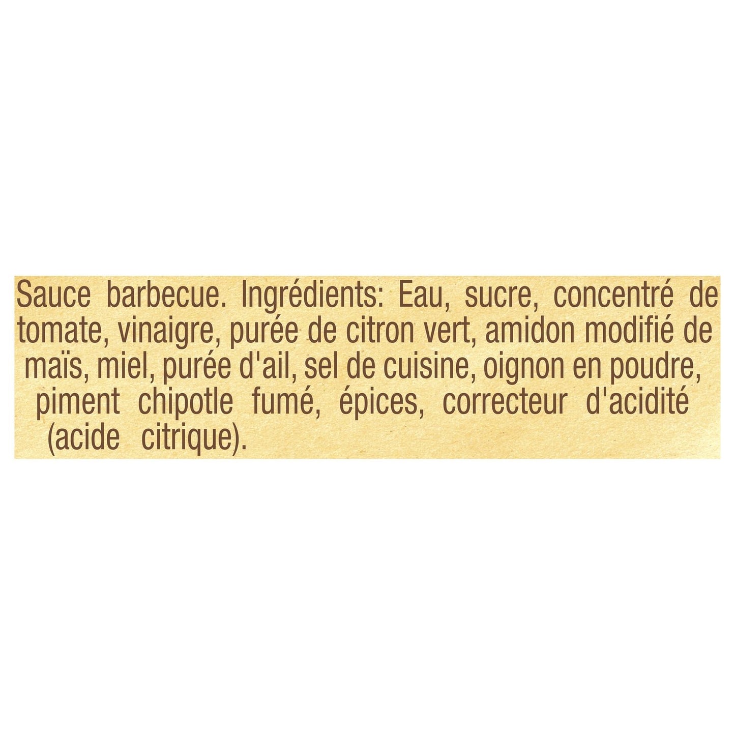 STREET VIBES OLD EL PASO Mittlere Barbecue-Sauce