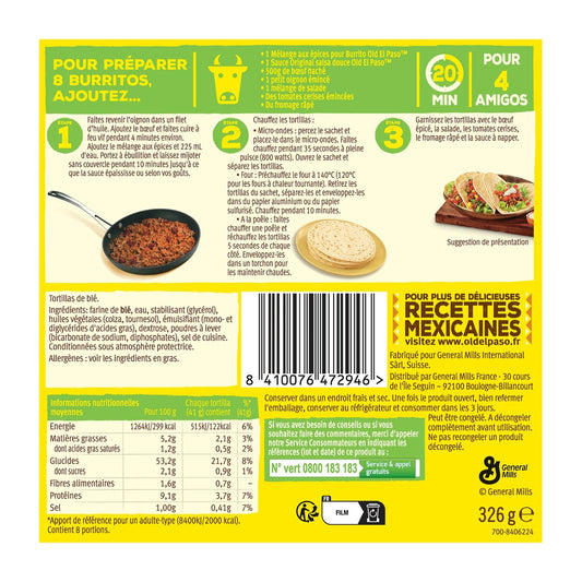 OLD EL PASO Weizentortillas
