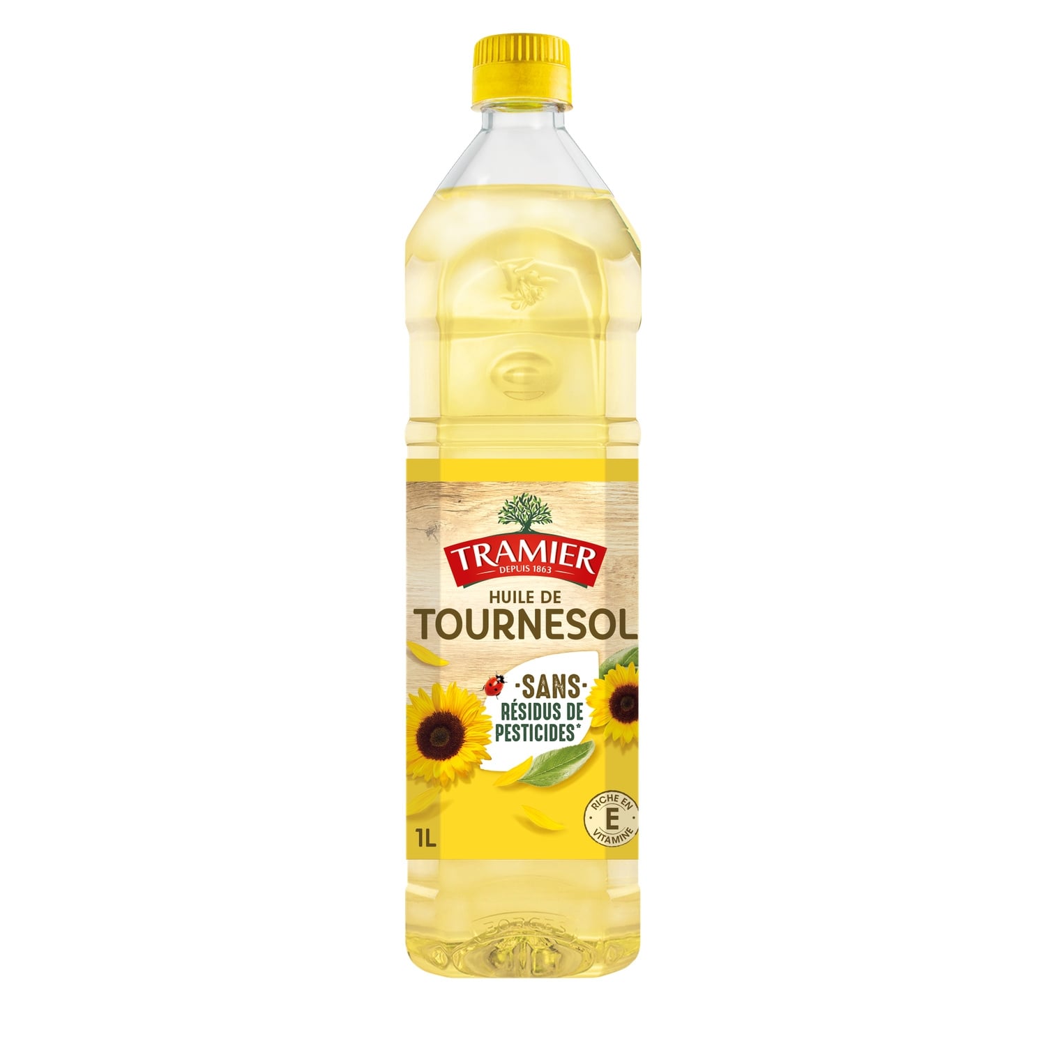 Sonnenblumenöl – reich an Vitamin E – ohne Pestizidrückstände TRAMIER