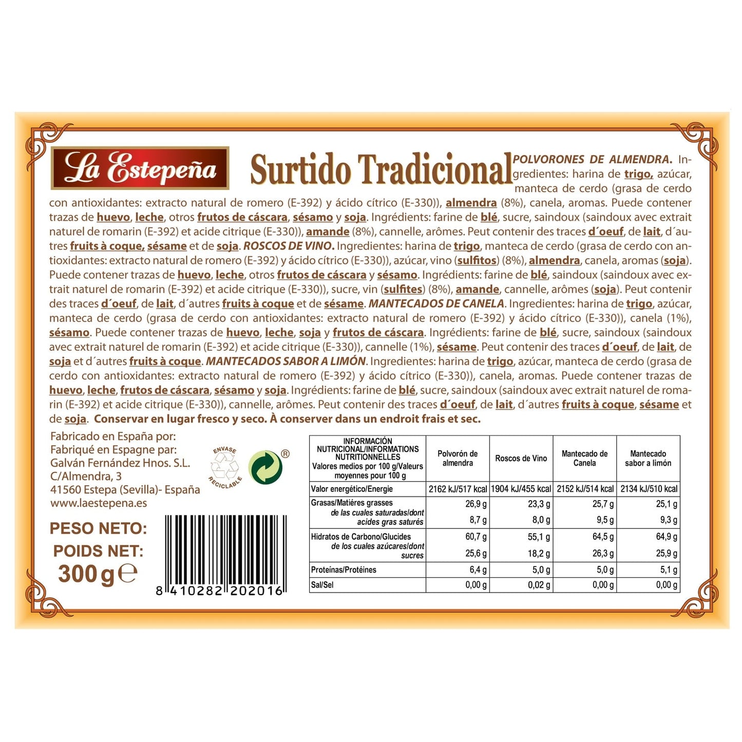 Surtido Tradicional LA ESTEPENA