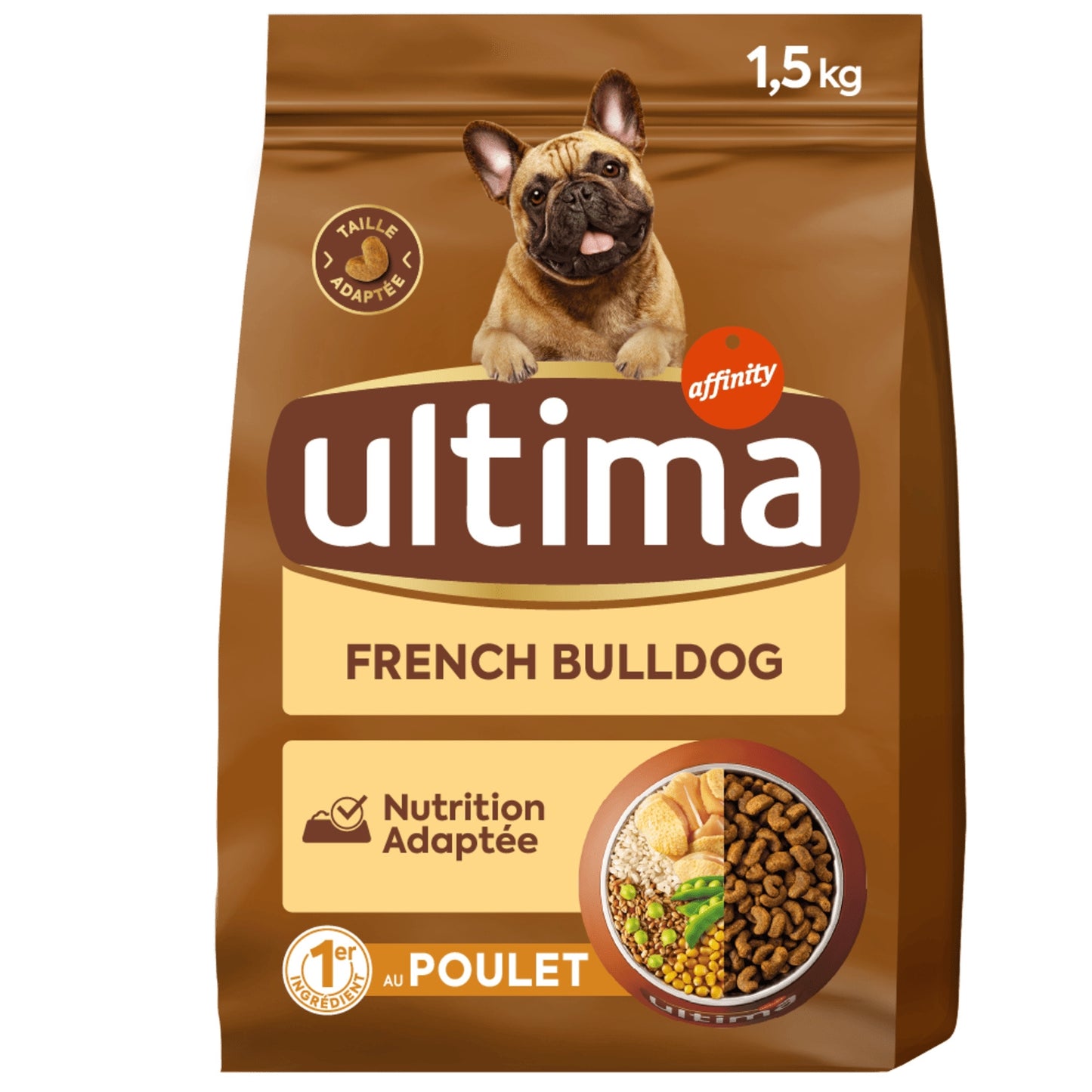 Croquettes pour Chien Adulte French Bulldog Poulet ULTIMA