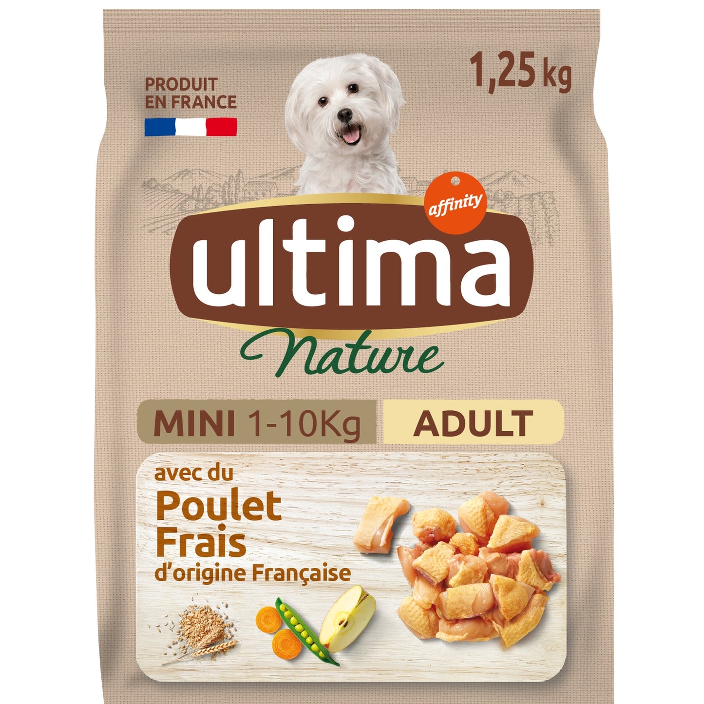 ULTIMA Chicken Dog Food for Small Adult Dogs <10kg Easy to Digest