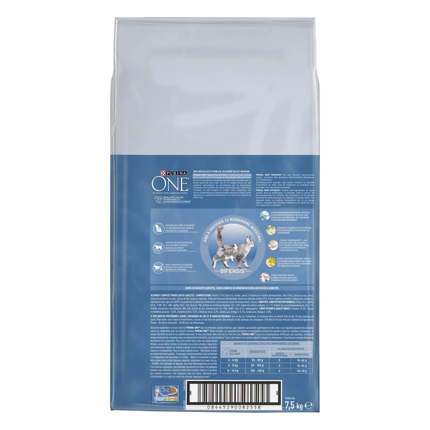 Croquettes pour Chat Adulte Stérilisé Poulet PURINA ONE