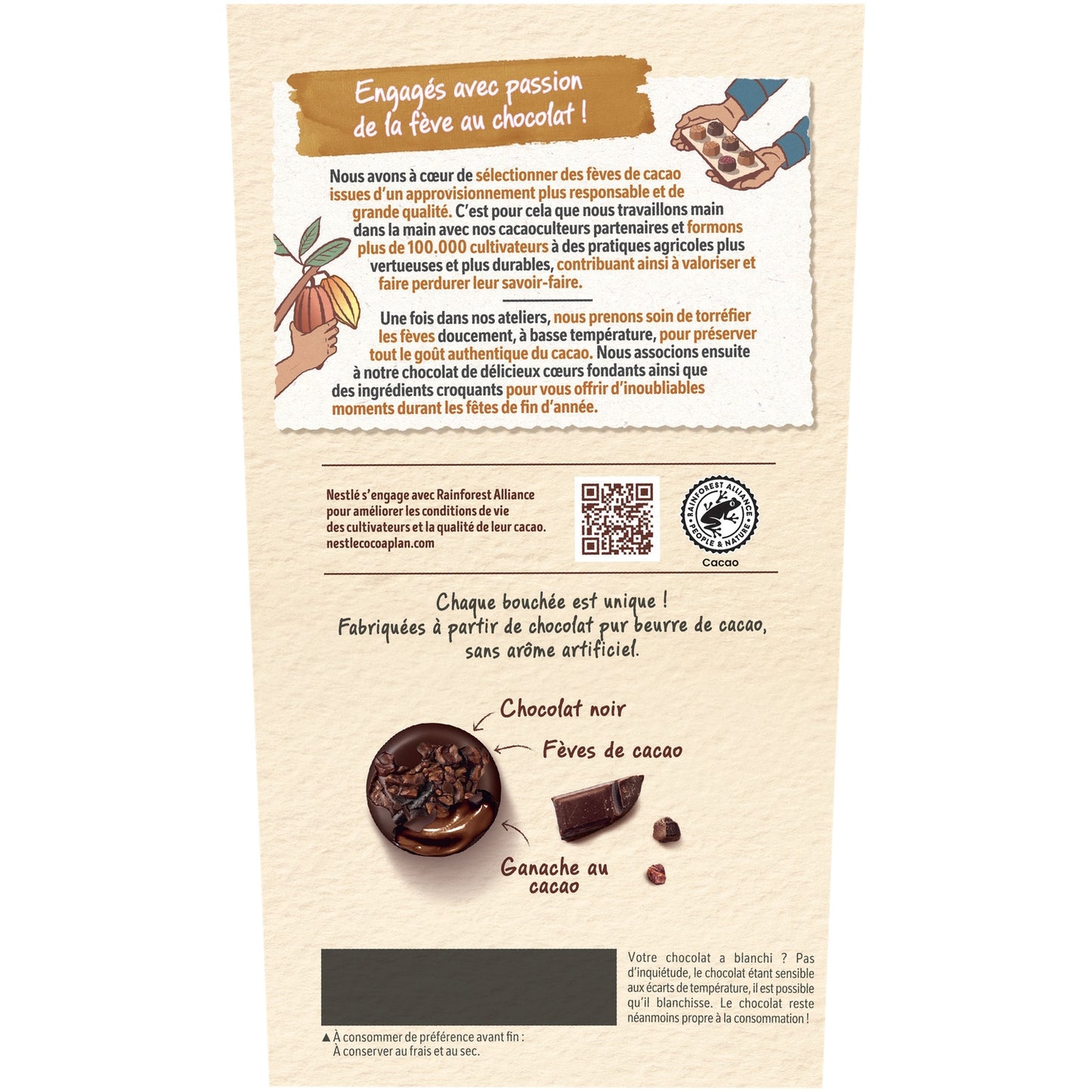 Dark Chocolate Cocoa Beans Bites WORKSHOP RECIPES