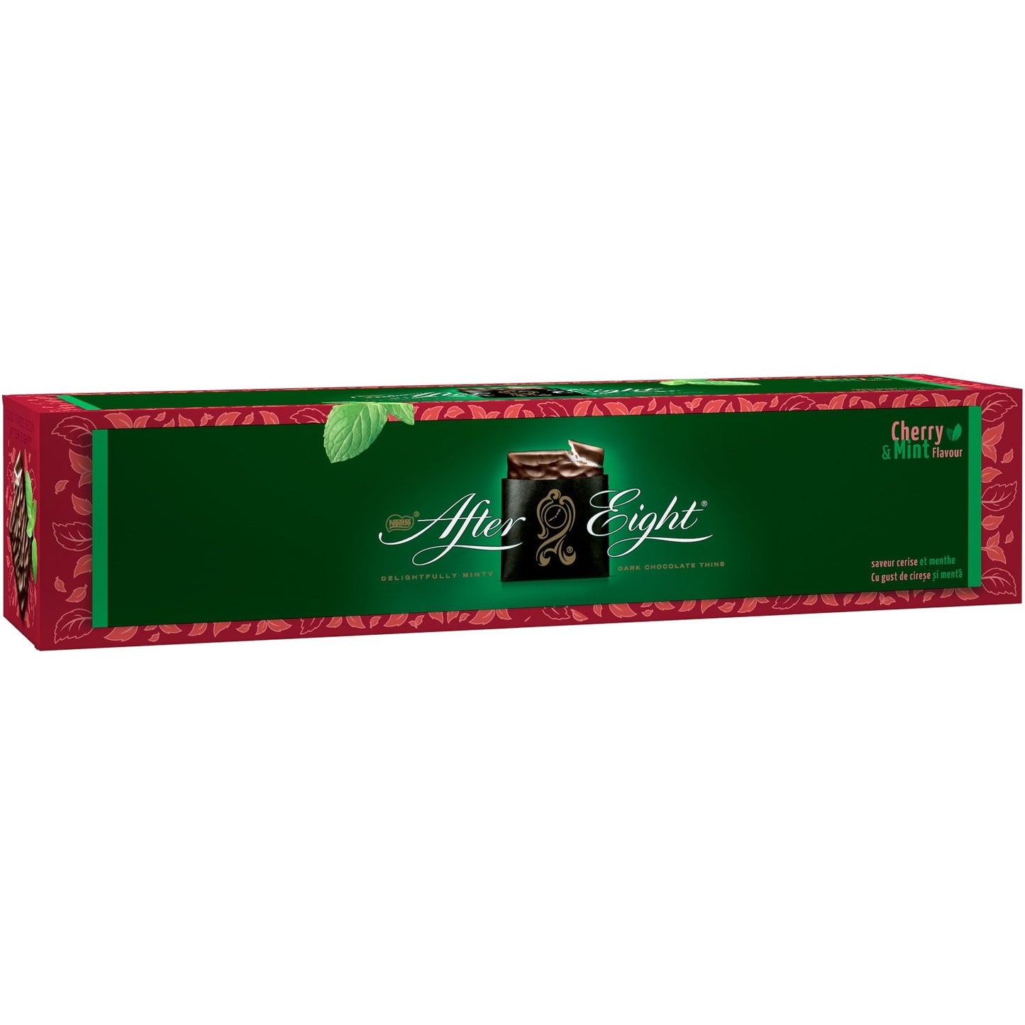 Bouchées de Chocolat Noir, Fourrés à la Cerise AFTER EIGHT - Gamme de Noël 2025 la boite de 400g