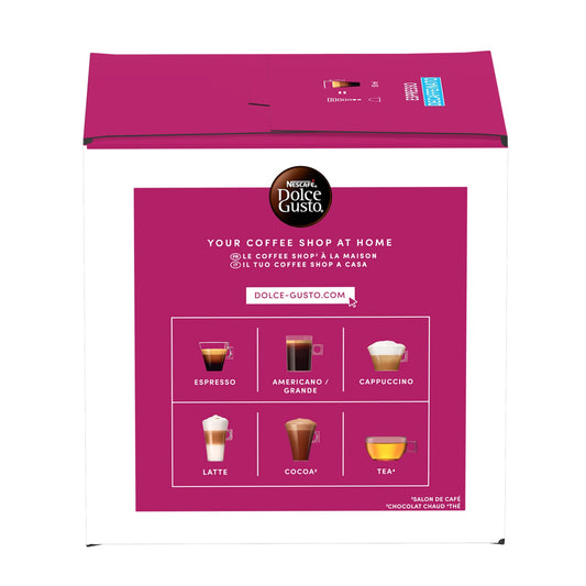 Coffee Capsules Decaffeinated Espresso Intensity 5 NESCAFE DOLCE GUSTO