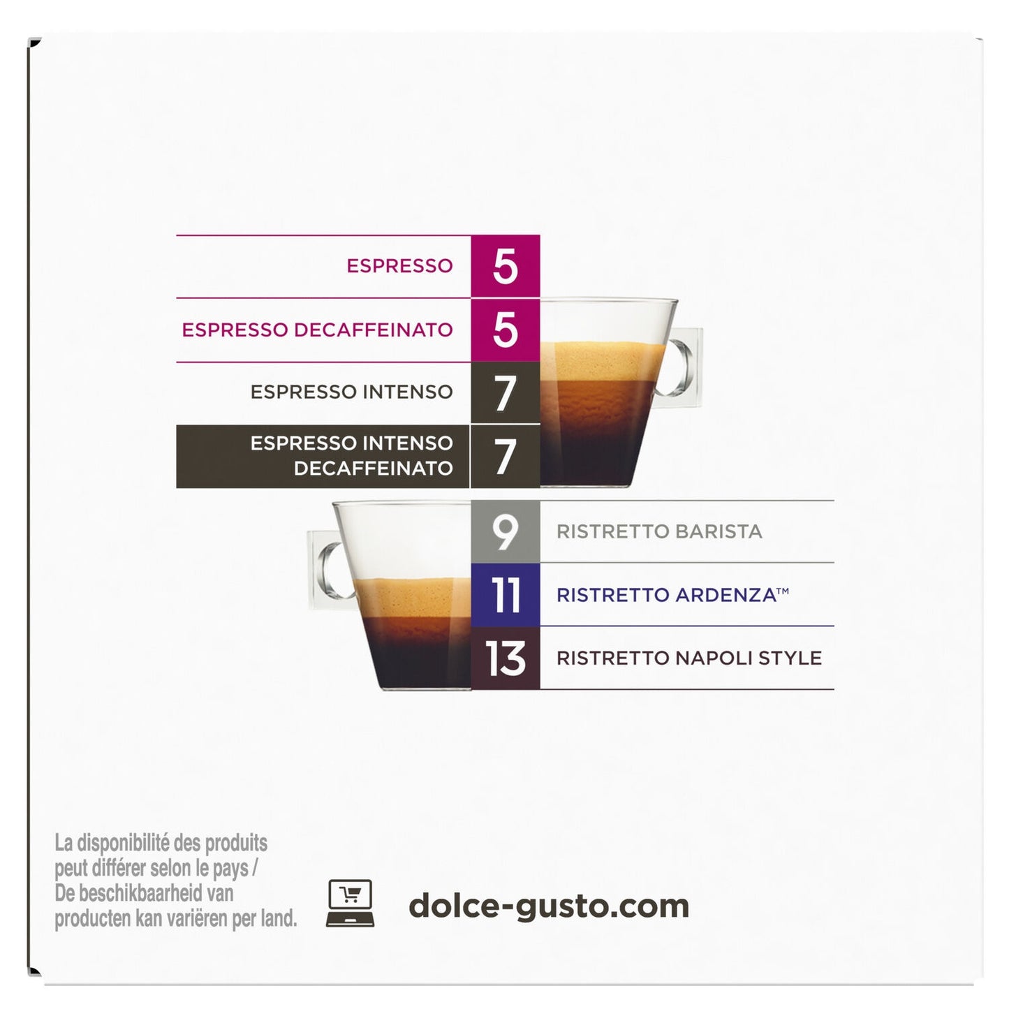 Coffee Capsules Espresso Intenso Decaffeinated Intensity 7 Compatible Dolce Gusto NESCAFE