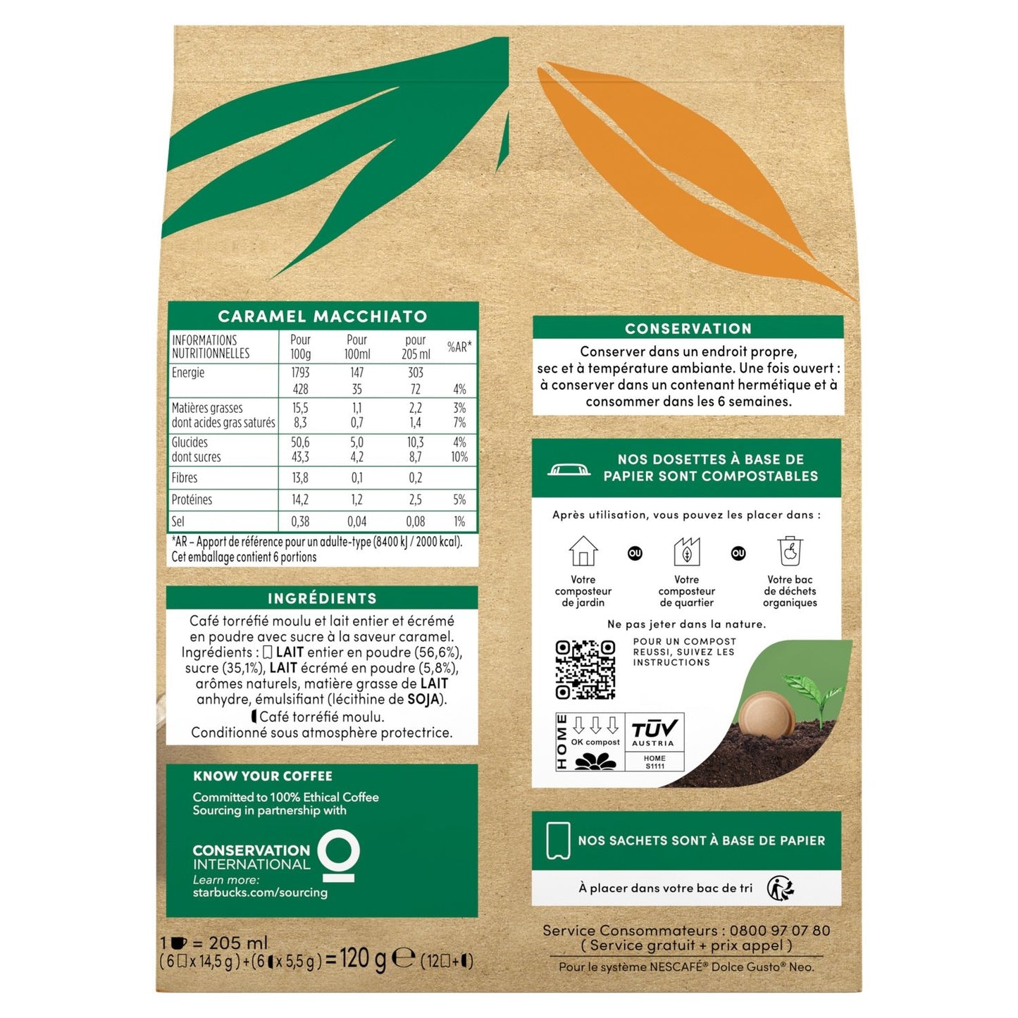 Karamell Macchiato Starbucks NESCAFE DOLCE GUSTO NEO Pods