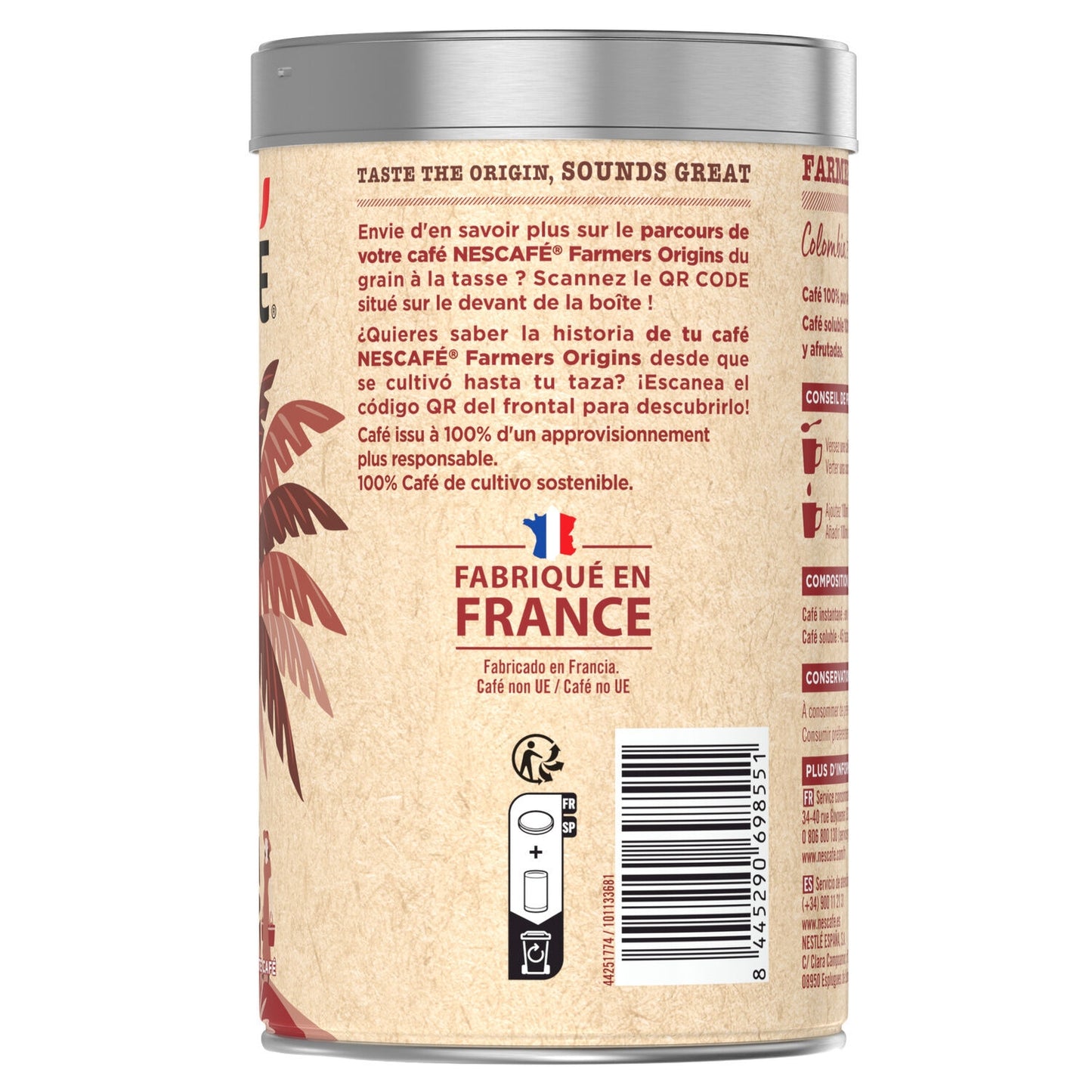 NESCAFE FARMERS ORIGINS Colombian Intensity 6 Instant Coffee