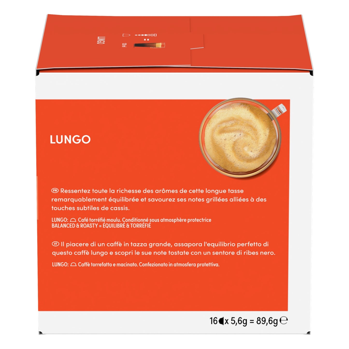 Café Capsules Lungo Intensité 6 Compatible Dolce Gusto NESCAFE DOLCE GUSTO