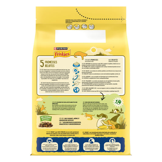 FRISKIES Lachs-Thunfisch-Gemüse-Trockenfutter für sterilisierte erwachsene Katzen