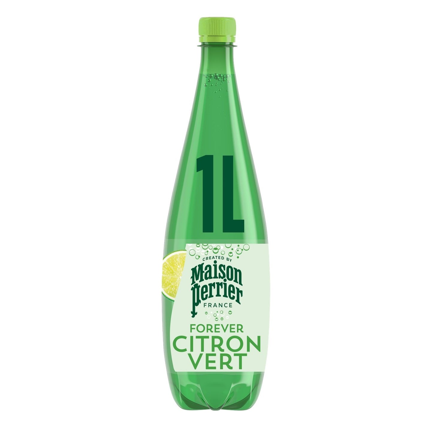Eau Gazeuse Aromatisée Citron Vert MAISON PERRIER la bouteille de 1L