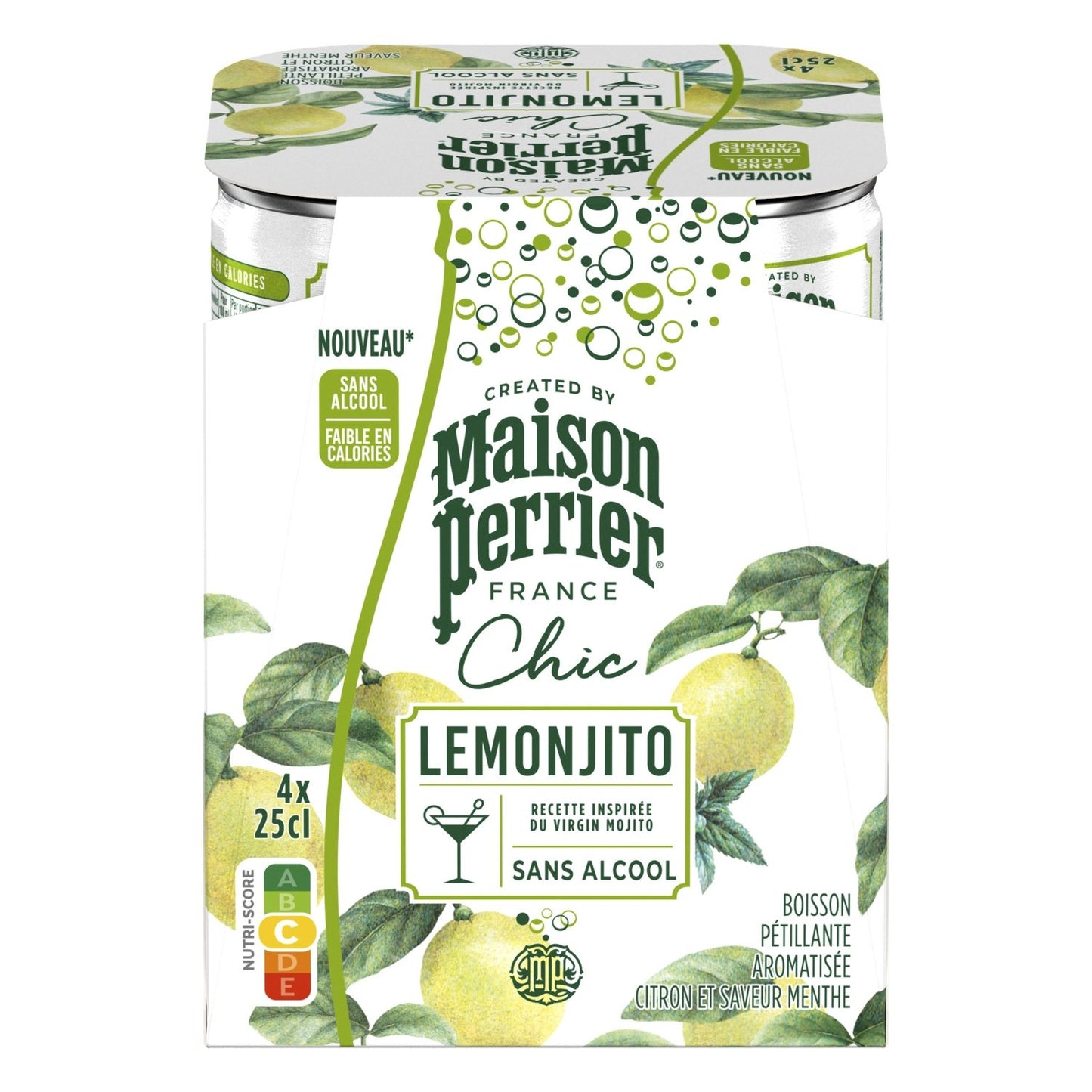 Sprudelwasser mit Lemonjito-Geschmack MAISON PERRIER CHIC