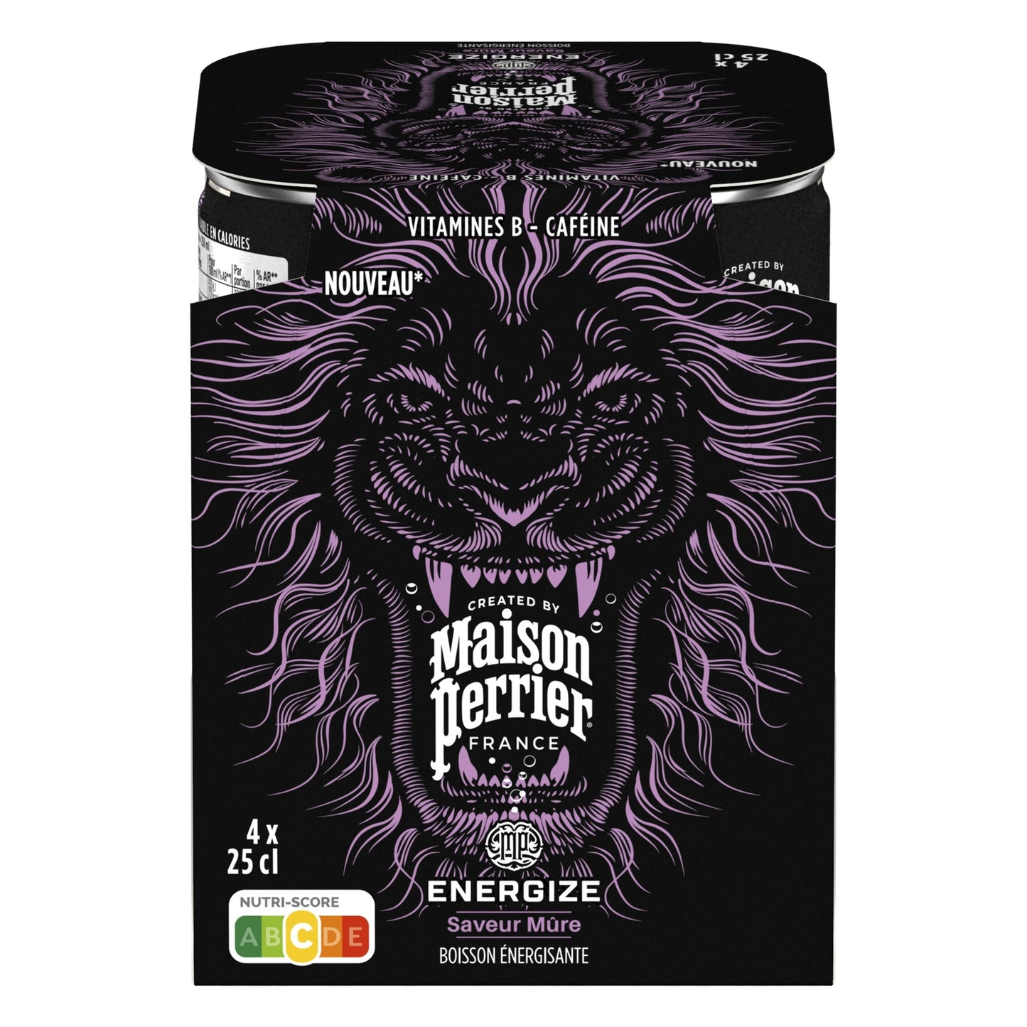 Boisson Énergisante Saveur Mûre PERRIER