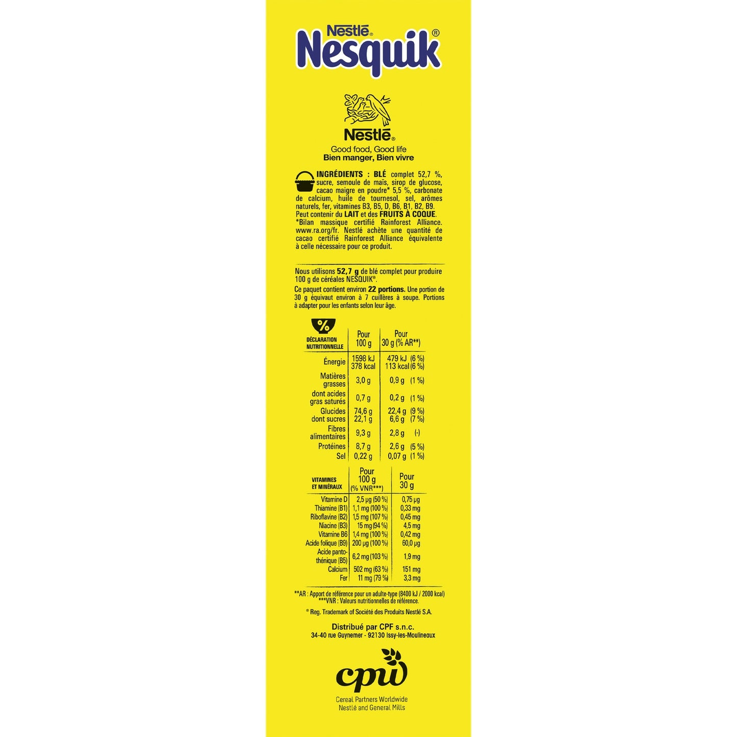 Nesquik Schokoladenmüsli Nestlé